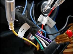 Korrekt installation av radion i bilen, anslutningsschema